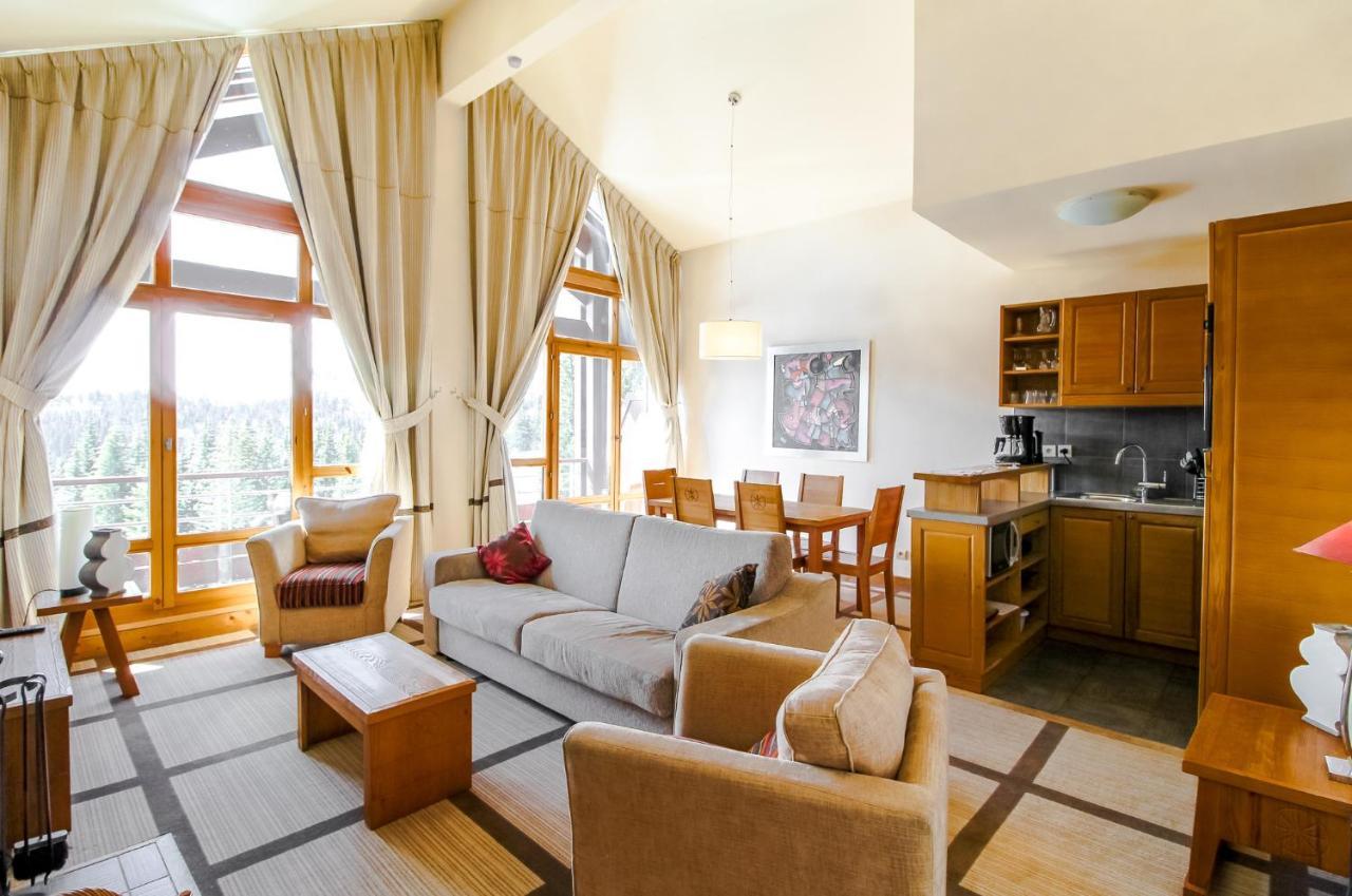 Private penthouse 2-bed Apartment, ski in&out in 5* Flaine Residence Buitenkant foto