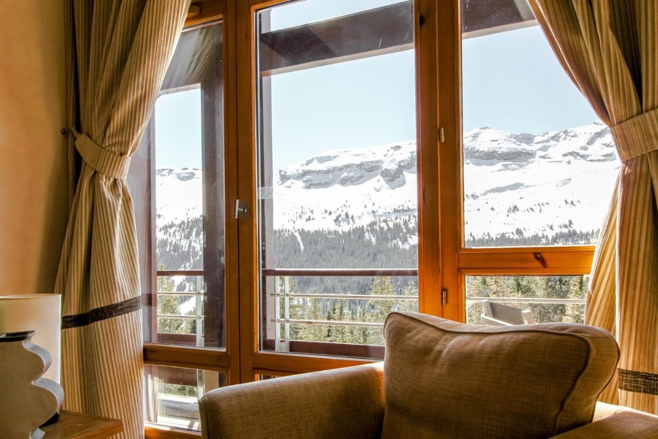 Private penthouse 2-bed Apartment, ski in&out in 5* Flaine Residence Buitenkant foto