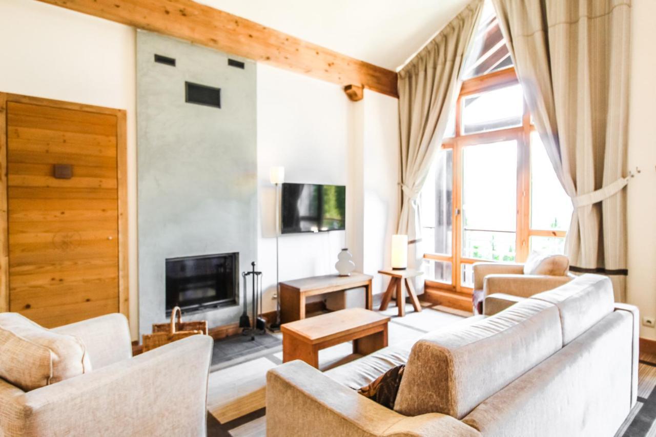 Private penthouse 2-bed Apartment, ski in&out in 5* Flaine Residence Buitenkant foto