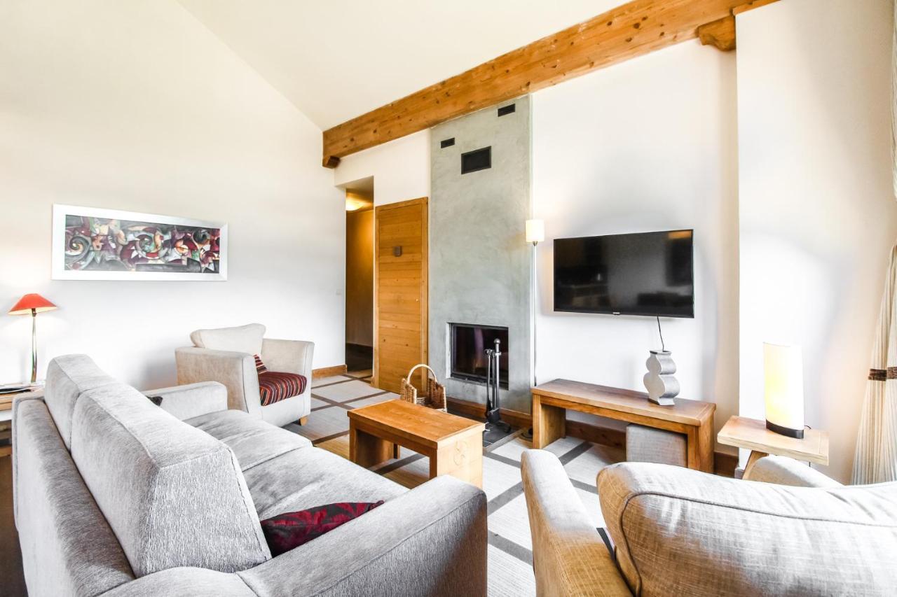 Private penthouse 2-bed Apartment, ski in&out in 5* Flaine Residence Buitenkant foto