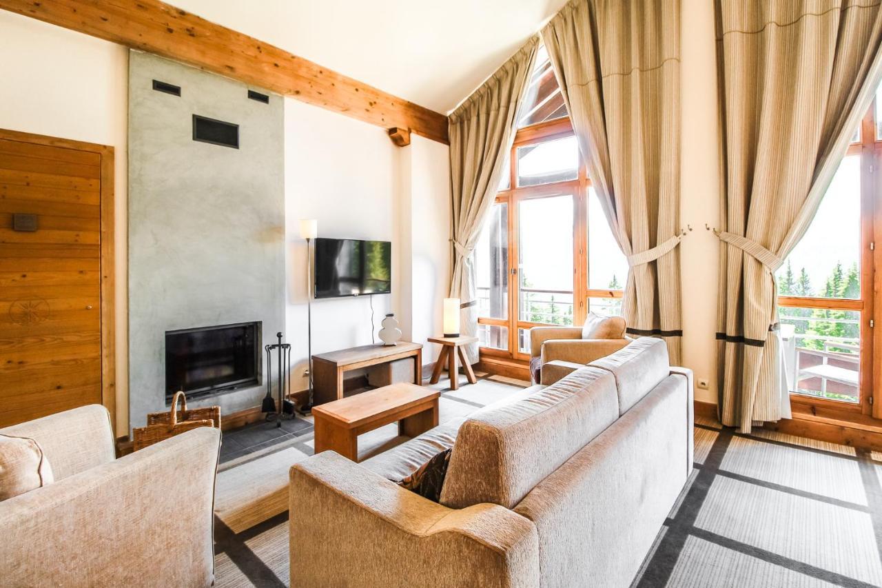 Private penthouse 2-bed Apartment, ski in&out in 5* Flaine Residence Buitenkant foto